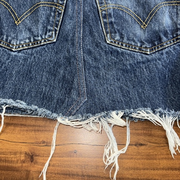Levi’s Repurposed Denim Skirt. - Picture 4 of 5